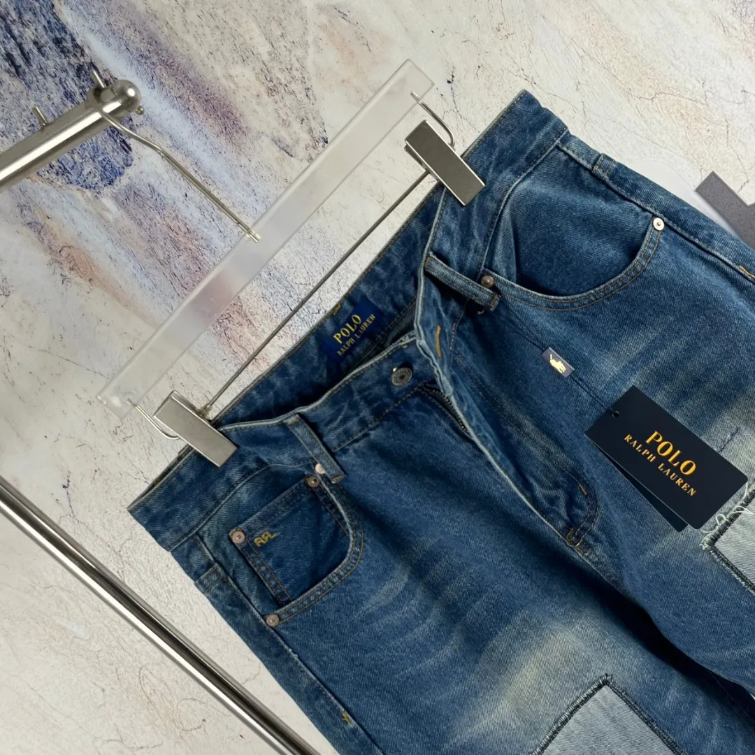 LF 117 🔘 𝐑𝐚𝐥𝐩𝐡𝐋𝐚𝐮𝐫𝐞𝐧 26SS Retro * Retro ，RRL 2026 ，Retro + ， ， Same Style Versatile 。 13.75oz ， ，100% ， 、 。 ， 、 ， Retro 。 Retro ， ， 。 ， ， ； ， ， 、 ， 。 ， 、 Breathable。 ， 、 、Authentic ， ， ， ， ！ Size：S M L XL（28.30.32.34） ：Blue